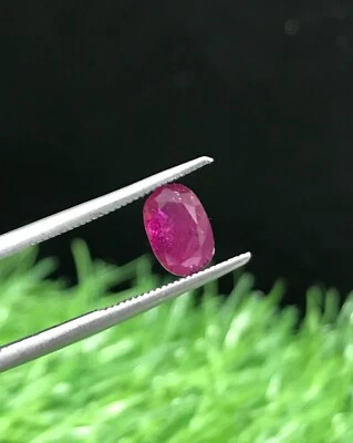 1.2ct Natural Ruby nice color and Luster Gem Afghanistan Unheated Untreated - Image 1 of 4