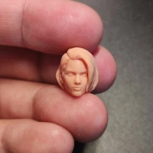 1:18 Female Girl Head Sculpt Carved For 3.75" Female Action Figure Body Toys - Picture 1 of 8
