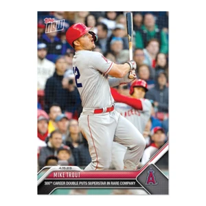 Mike Trout - 2023 MLB TOPPS NOW Card 131 - 300th Career Double - Picture 1 of 2