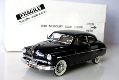 Danbury Mint 1949 Mercury Club Coupe 1:24 Scale Diecast Model Car Black - Image 1 of 4
