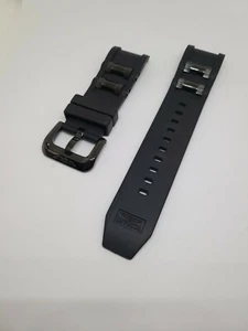 Invicta Russian Diver Black Polyurethane Strap Band Black Inserts - Picture 1 of 2