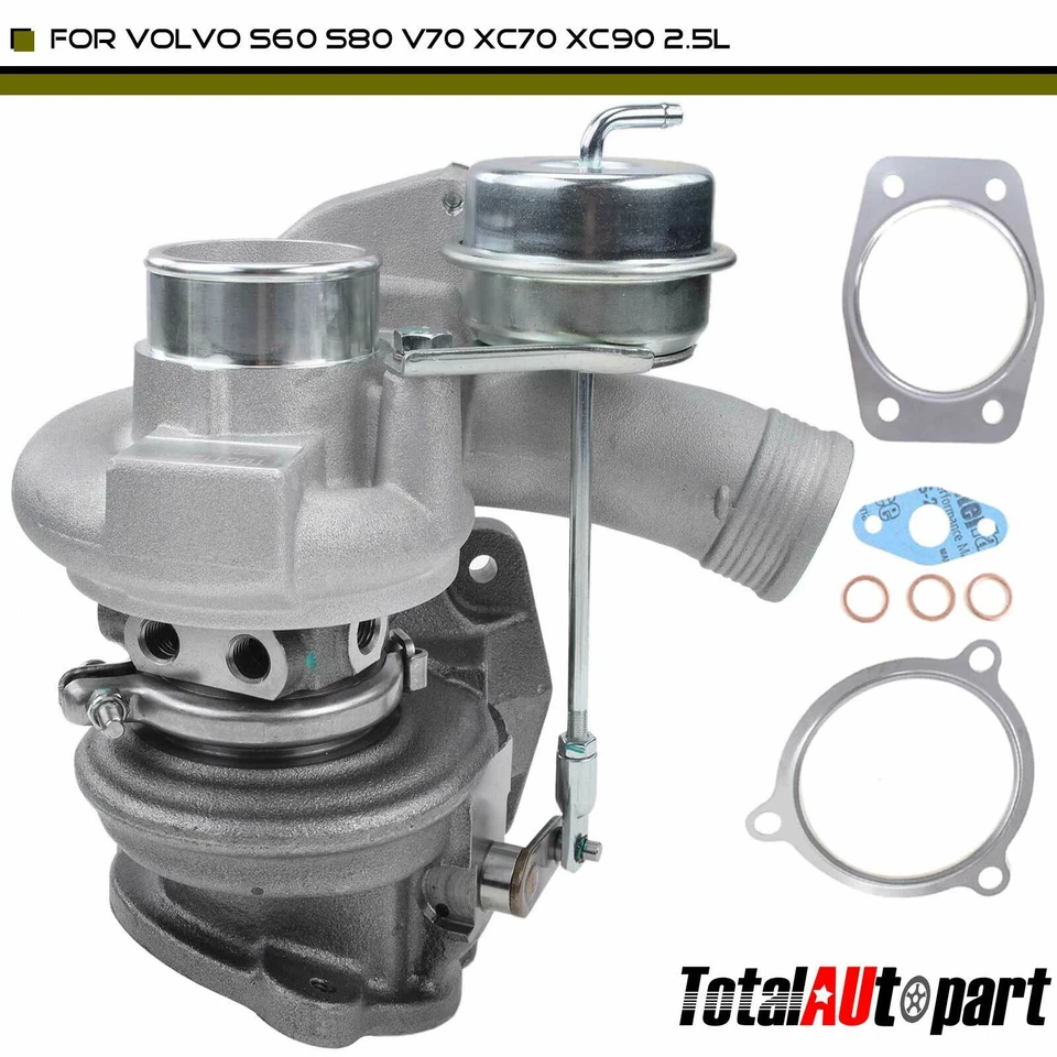 Turbo Turbocharger for Volvo S60 2003-2009 S80 V70 XC70 XC90 L5 2.5L TD04L-14T - Image 1 of 4