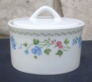 Englischer Garten Farberware Zuckerdose mit Deckel 225 1993 Blumen - Bild 1 von 5