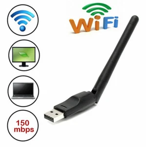 150Mbps Wireless USB 2.0 Adapter Cordless With Antenna For PC Wifi Receiver YYY - Bild 1 von 1