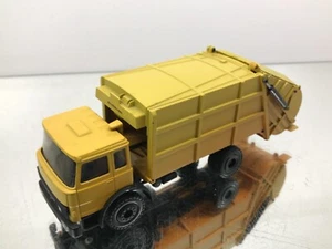 GESCHA MAGIRUS DEUTZ SCHORLING GARBAGE TRUCK -YELLOW 1:50 rare- GOOD - 460 - Imagen 1 de 12