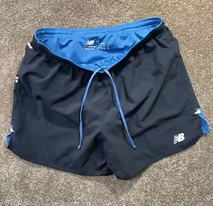 Pantaloncini da corsa donna New Balance nero blu taglia large - foderati - Foto 1 di 7