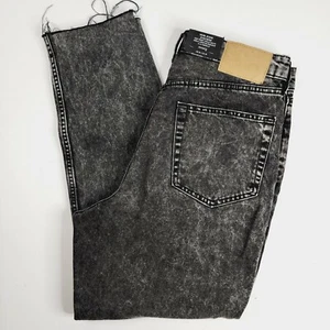 DIVIDED Women's Size 10 High Waist Ankle Length Mom Jeans Button Fly Mes (32x27) - Picture 1 of 12