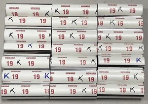 Lote de 21 rollos de estampado de papel de aluminio de 19 k Howard plateados de 3 - Imagen 1 de 3