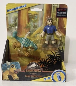 Fisher Price Imaginext Jurassic World Camp Kreidezeit Ankylosaurus Bumpy & Ben - Bild 1 von 2