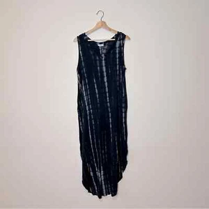 Talula Black Tie Dye Sleeveless Dress L - Picture 1 of 4