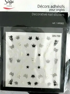 PEGGY SAGE PLANCHE DE DECORS STRASS ADHESIFS POUR ONGLES 149082 - Picture 1 of 1