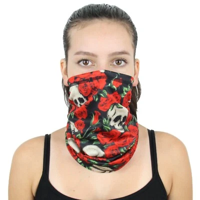 WINTER TUBE FACE MASK COVER SCARF SULL BIKER CYCLING SKI SNOOD BANDANA BALACLAVA - Image 1 of 4