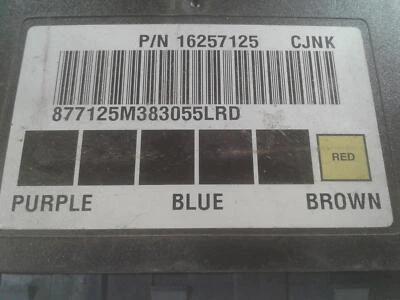 Used Body Control Module fits: 1999 Chevrolet Silverado 1500 pickup Body Control - Image 1 of 4
