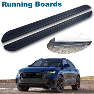 2PCS Running Boards Side Steps Fits for Audi Q8 2019-2020 Nerf Bars Side Steps - Picture 1 of 12