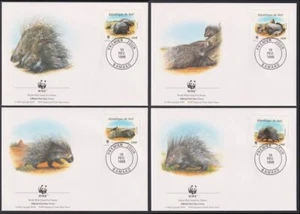 MALI - 1998 WWF 'AFRICAN CRESTED PORCUPINE' Set of 4 First Day Covers [E3157] - Bild 1 von 1