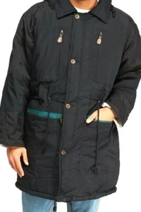 Herren lang gepolstert Wintermantel Herren Outwear Jacke Größen M-L - Bild 1 von 4