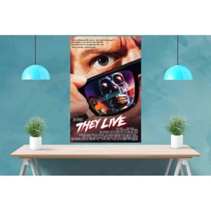They Live Fine Art Movie Poster - Foto 1 di 2