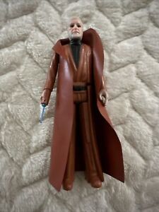 VINTAGE Obi-Wan Kenobi Kenner Figure Vintage 1977 Complete/Cape/Lightsaber
