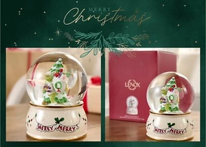 LENOX SNOW GLOBE-MERRY GRINCHMAS-5.5"-BRAND NEW IN BOX-2024 - Picture 1 of 9