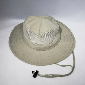 Diseño al aire libre Dorfman Pacific Malla Corona Boonie Nailon Sombrero Caqui Med 7 3" ala - Imagen 1 de 5