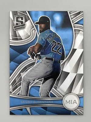 Sandy Alcantara 2022 Panini Chronicles Spectra #70 Miami Marlins Baseball Card - Image 1 of 2