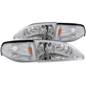ANZO 121262 Headlight Assembly headlight Set FITS 1994 1998 ford mustang crystal - Picture 1 of 6