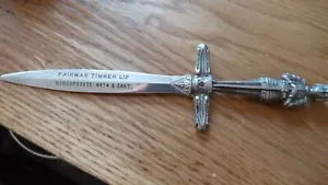 a sword letter opener/paper cutter - Picture 1 of 4