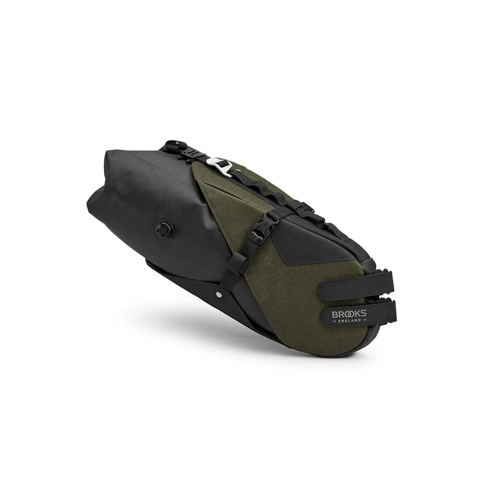 Brooks England Scape Seat Bag Regular Mud Green - Image 1 of 4