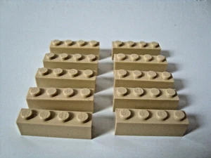 LEGO Steine beige 1x4 10 Stück - Bild 1 von 1