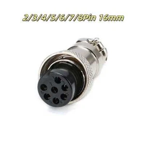 GX16 Aviation Plug  Male Female Cable Connector Docking2/3/4/5/6/7/8Pin 16mm - Picture 1 of 28
