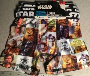 New Boys Underwear Disney Star Wars 3 pack boxer briefs XS 4, S 6, or M 8 - Picture 1 of 8