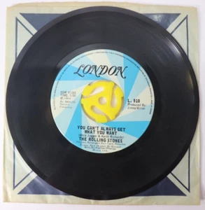 The Rolling Stones 45 RPM Vinyl Record 1969 Honky Tonk Women XDR 45283 LONDON V2 - Picture 1 of 7