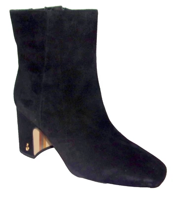 NUEVO SAM EDELMAN LEONADO NEGRO GAMUZA TACÓN BOTINES 6.5 M Foto 1 de 3