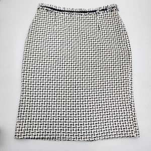 Brooks Brothers Tweed Women’s Skirts Black and White Pencil Size 4 - Picture 1 of 7