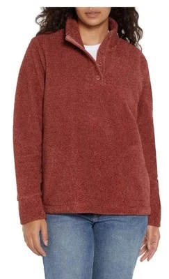 Nuevo con etiquetas Suéter Pullover Eddie Bauer Talla M Para Mujer Cuarto Bolsillos Abotonados Óxido Foto 1 de 4