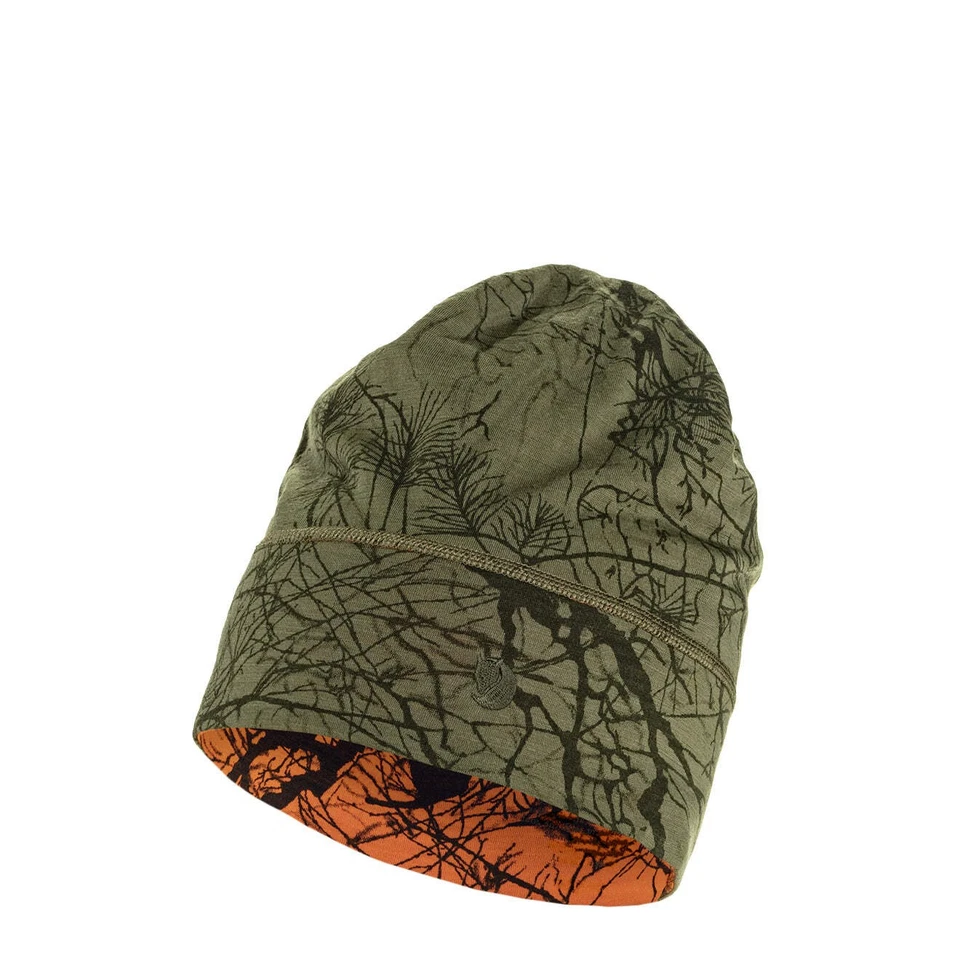FJALLRAVEN HUNTING Fjallraven Lappland Beanie Green Camo / Orange Multi Camo