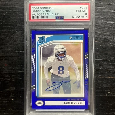 2024 Panini Donruss - Rated Rookie Jared Verse #341 Blue Autographs (AU, RC - Image 1 of 2