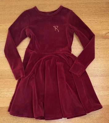 Vestido Rock Your Baby Terciopelo Borgoña 8 Foto 1 de 4