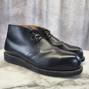 Botas Chukka Red Wing Post Man 2597 Punta de Acero Cuña Para Hombre Talla 12 EE Negras - Imagen 1 de 19