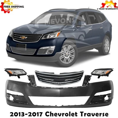 Kit de montaje de cubierta de parachoques delantero y rejilla para Chevrolet Traverse 2013-2017 Foto 1 de 4