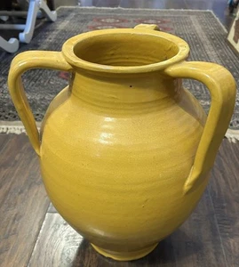 Jarrón de cerámica artística William Hancock Carolina del Norte - amarillo chino - alrededor de 1915 - Imagen 1 de 9