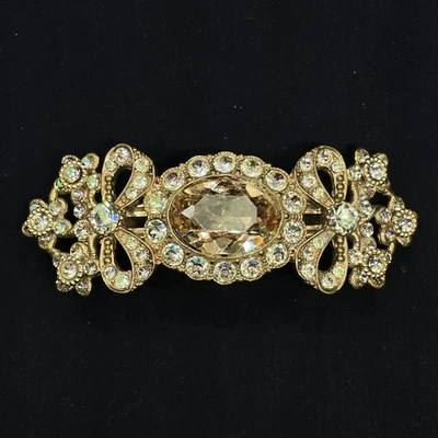 Pinza de pelo Michal Negrin romántica hecha a mano cristales hecha en Israel Foto 1 de 4