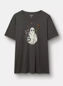Camisa Torrid Ghost Cat Gris Nueva Con Etiquetas Nueva 3X - Imagen 1 de 9