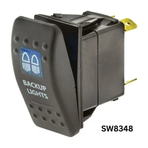 SWITCH ROCKER JAYLEC ON / OFF 12/24V 20A @ 12V BACKUP LIGHT SYMBOL SW8348 - Bild 1 von 1