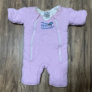 Pijama Merlin's Magic Rosa Bebé Talla Pequeña 3-6 Meses Algodón Doble Cremallera - Imagen 1 de 9