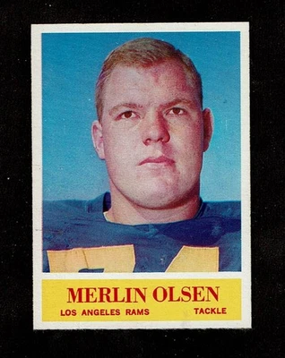 Merlin Olsen 1964 Philadelphia #91 RC NM+ - Image 1 of 2