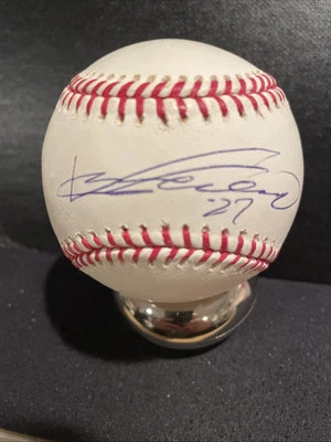 VLADIMIR GUERRERO SR. #27 AUTOGRAPHED SIGNED MLB BASEBALL JSA CERTIFIED - Image 1 of 4