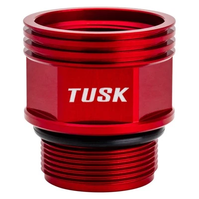 Extensor de depósito de freno trasero Tusk rojo para Husqvarna TC 125 Heritage (combustible Foto 1 de 2