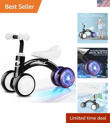 Colorful Lighting Baby Balance Bike Toys for 1  Old Boy Gifts, 10-36  Toddler... - Image 1 of 4
