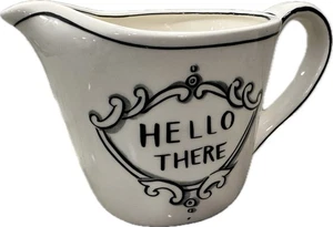 Molly Hatch 1 quarto misurino in ceramica o vaso di fiori - bianco e nero  - Foto 1 di 16